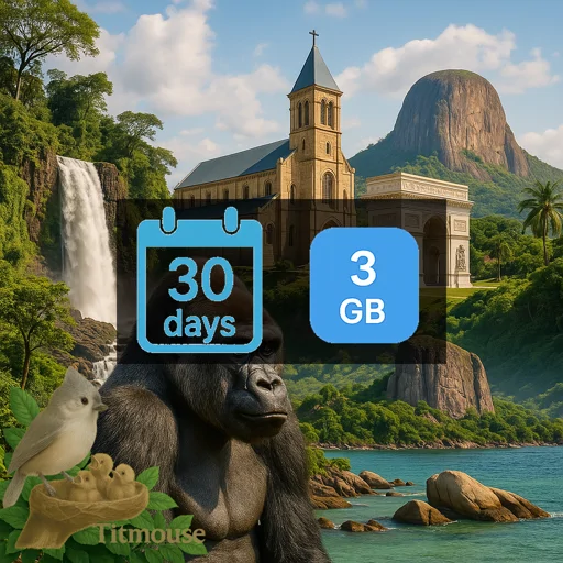 Gabon - 3 GB - 30 days