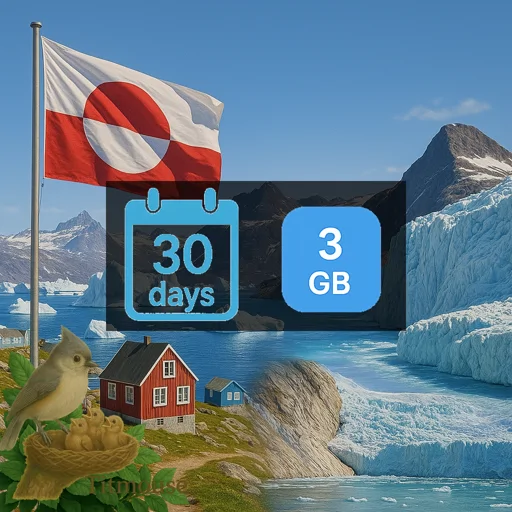 Greenland - 3 GB - 30 Days