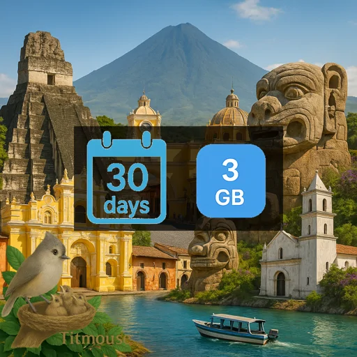 Guatemala - 3 GB - 30 days