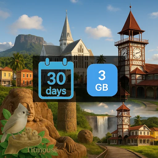 Guyana - 3 GB - 30 Days