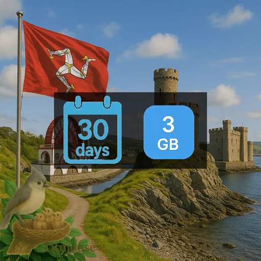 Isle of Man - 3 GB - 30 Days