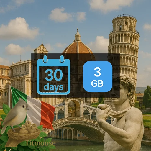 Italy - 3 GB - 30 days