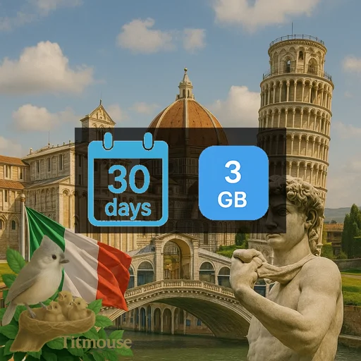 Italy - 3 GB - 30 days