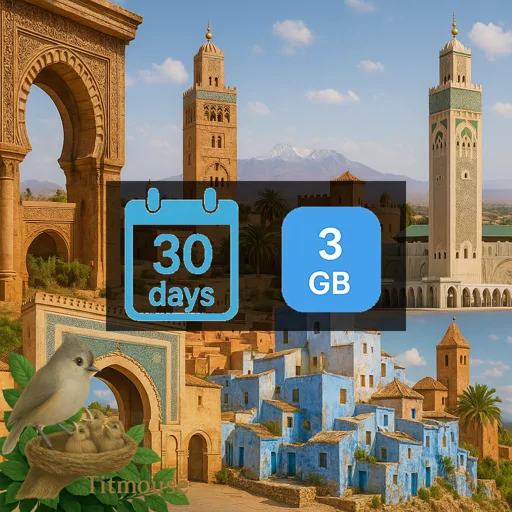Monaco - 3 GB - 30 days