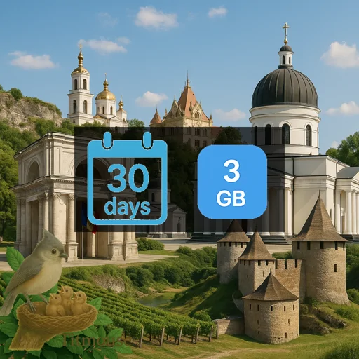 Moldova - 3 GB - 30 Days