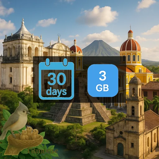 Nicaragua - 3 GB - 30 Days