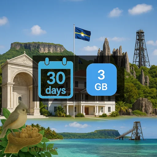 Nauru - 3 GB - 30 Days