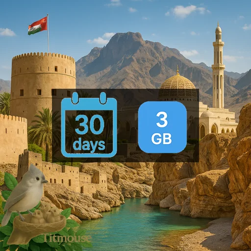Oman - 3 GB - 30 Days