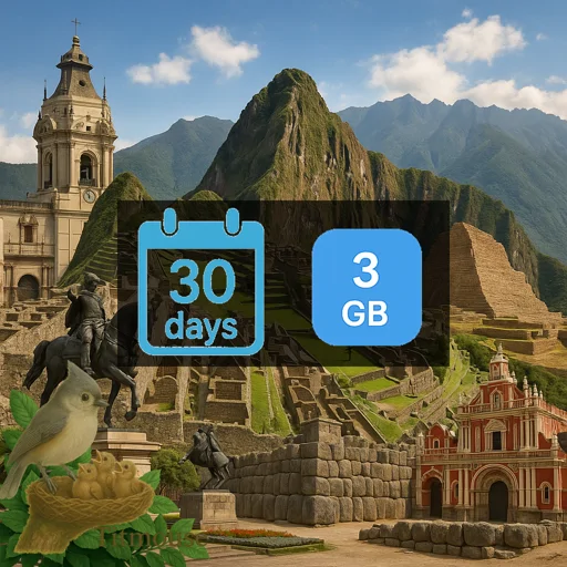 Peru - 3 GB - 30 Days