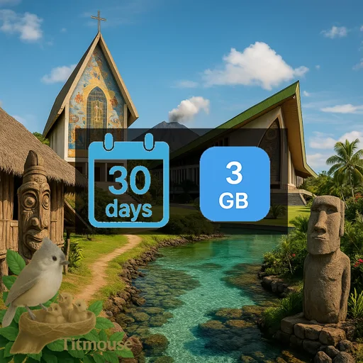 Papua New Guinea - 3 GB - 30 Days