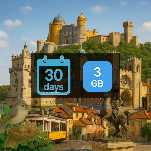 Portugal - 3 GB - 30 days