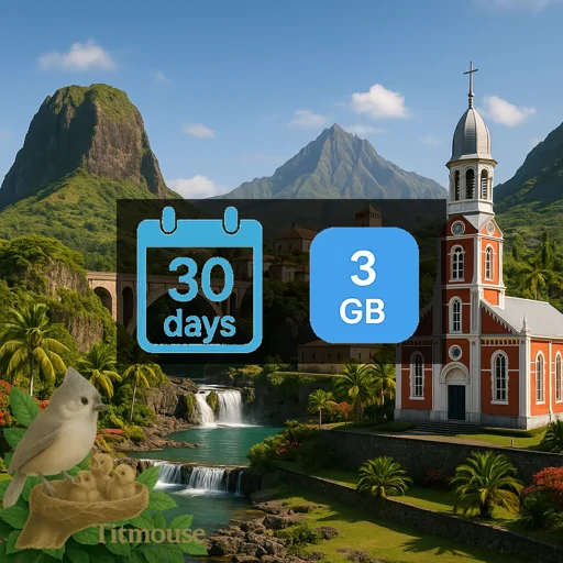 Réunion - 3 GB - 30 Days