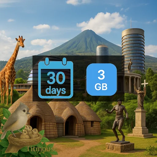 Rwanda - 3 GB - 30 Days