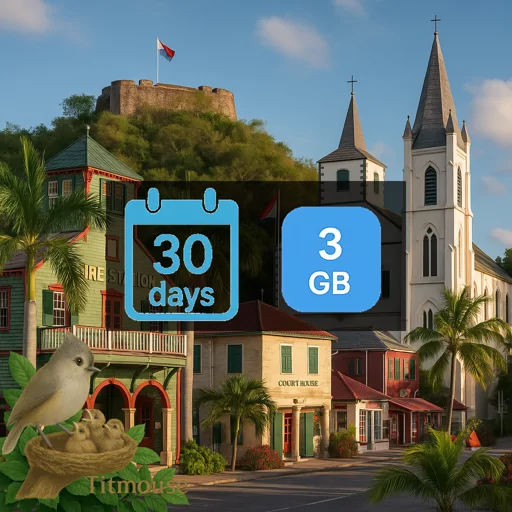Sint Maarten (Dutch Part) - 3 GB - 30 days