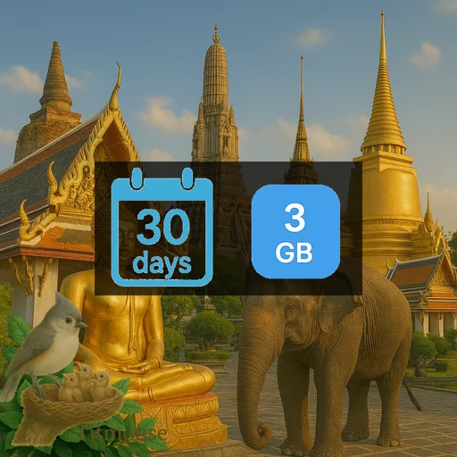Thailand - 3 GB - 30 Days