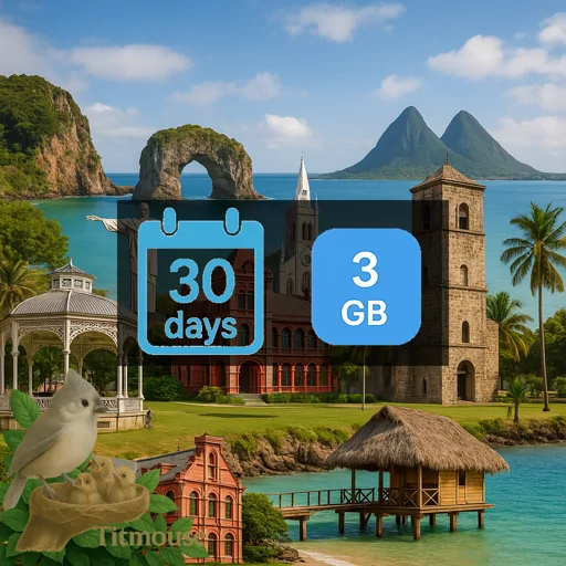 Trinidad and Tobago - 3 GB - 30 Days