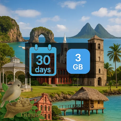 Trinidad and Tobago - 3 GB - 30 Days