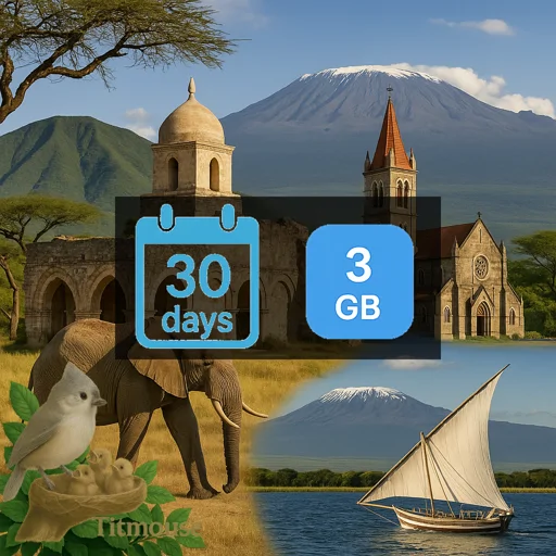 Tanzania - 3 GB - 30 days