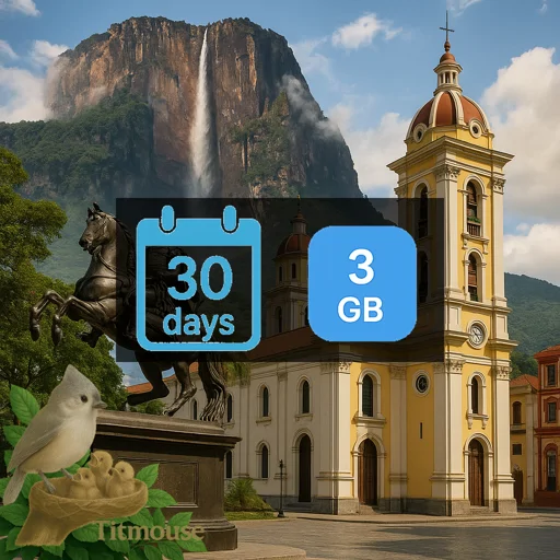 Venezuela - 3 GB - 30 Days