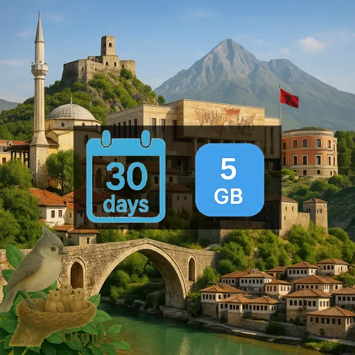 Albania - 5 GB - 30 Days
