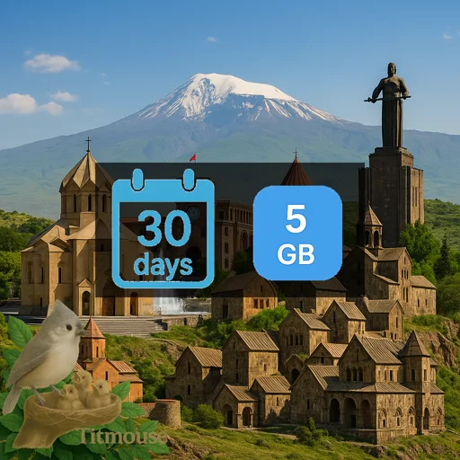 Armenia - 5 GB - 30 Days