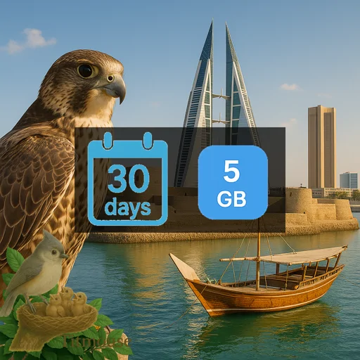 Bahrain - 5 GB - 30 Days