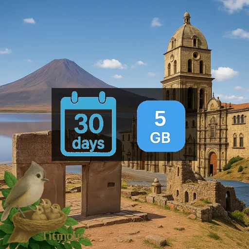 Bolivia - 5 GB - 30 Days