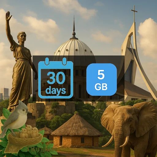 Côte d'Ivoire - 5 GB - 30 days