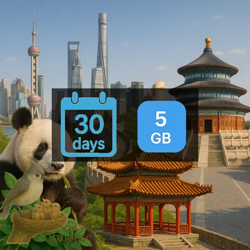China - 5 GB - 30 Days