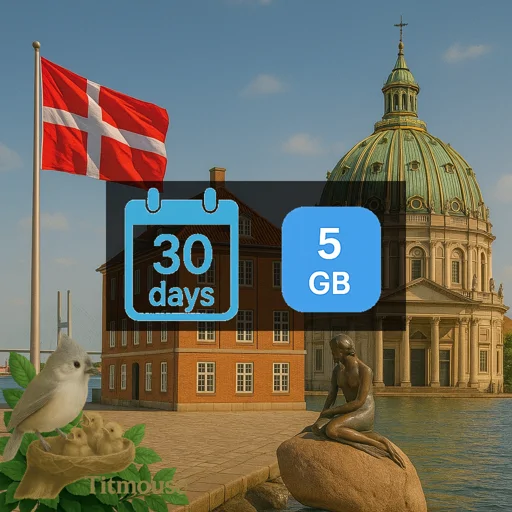 Denmark - 5 GB - 30 Days
