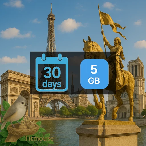 France - 5 GB - 30 Days