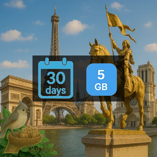 France - 5 GB - 30 Days