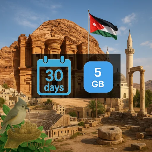 Jordan - 5 GB - 30 days