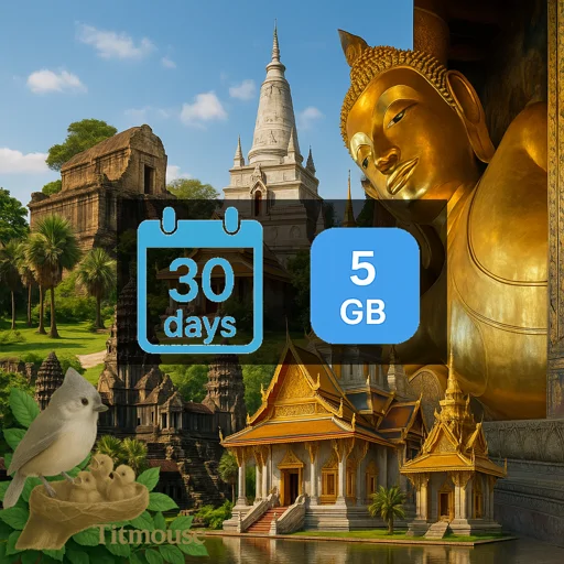 Cambodia - 5 GB - 30 Days