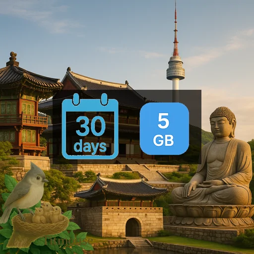 South Korea - 5 GB - 30 Days