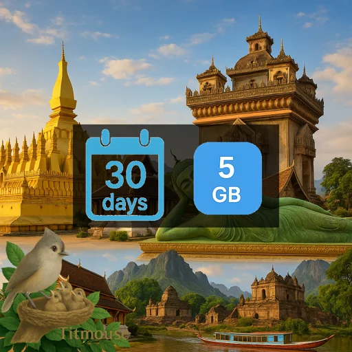 Laos - 5 GB - 30 Days