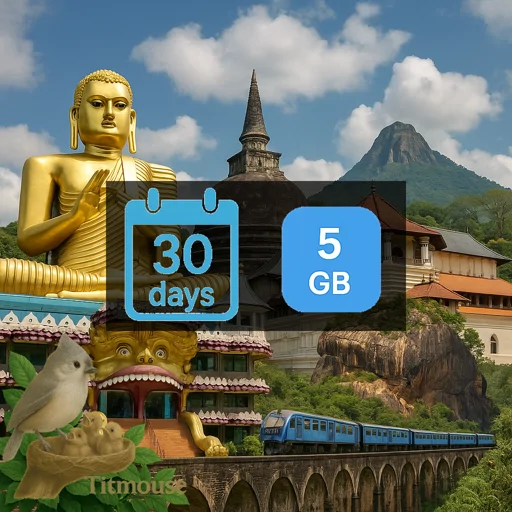 Sri Lanka - 5 GB - 30 Days