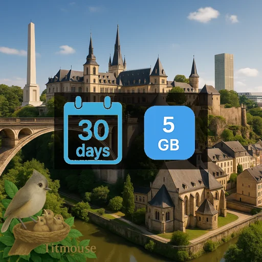 Luxembourg - 5 GB - 30 Days