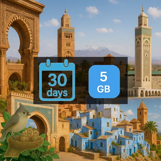 Monaco - 5 GB - 30 days