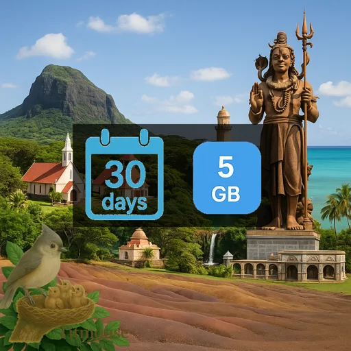 Mauritius - 5 GB - 30 days