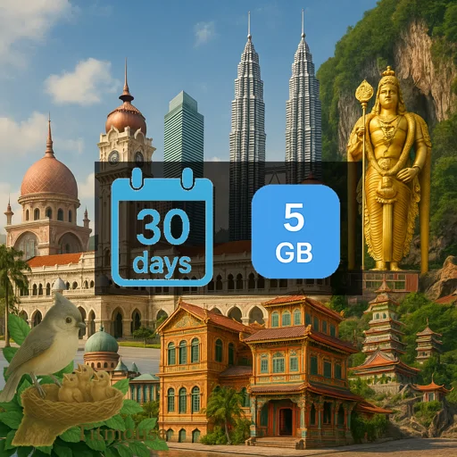 Malaysia - 5 GB - 30 days