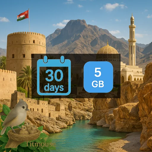 Oman - 5 GB - 30 Days