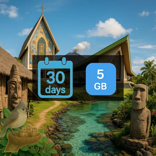 Papua New Guinea - 5 GB - 30 Days