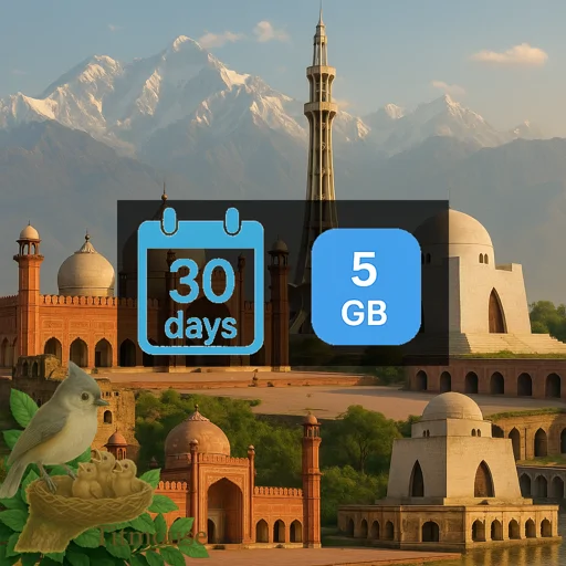 Pakistan - 5 GB - 30 days