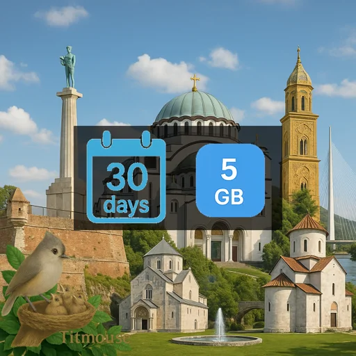 Serbia - 5 GB - 30 Days