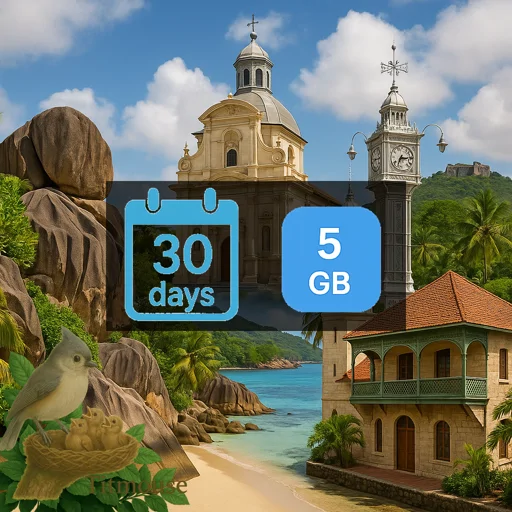 Seychelles - 5 GB - 30 Days