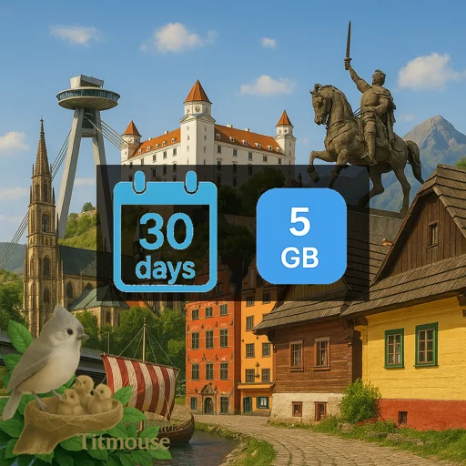 Slovakia - 5 GB - 30 Days