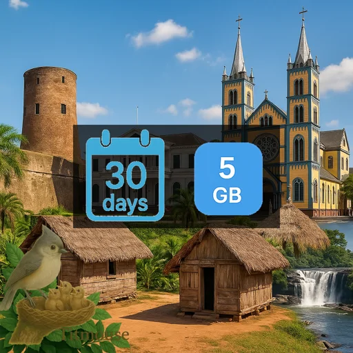 Suriname - 5 GB - 30 Days