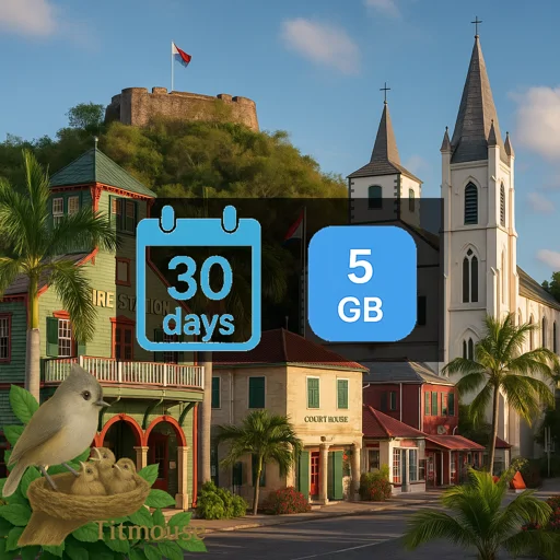 Sint Maarten (Dutch Part) - 5 GB - 30 days