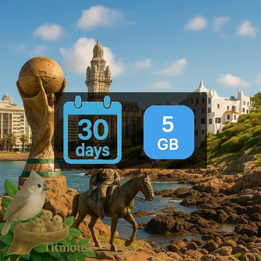 Uruguay - 5 GB - 30 days